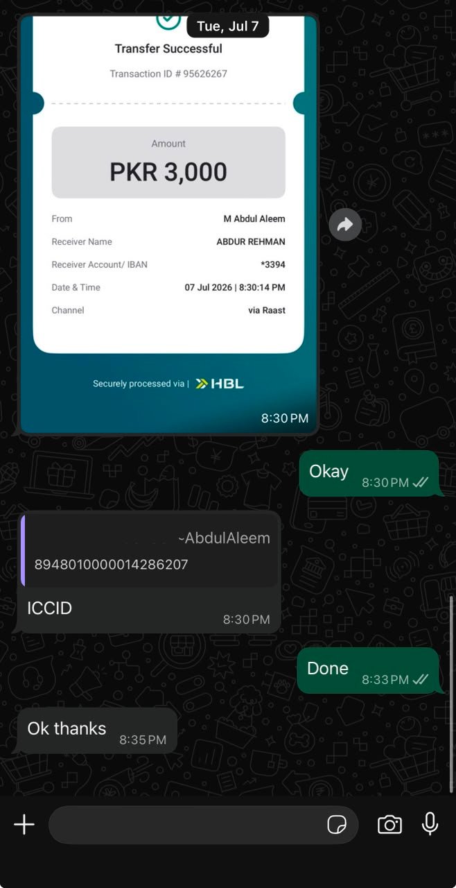 WhatsApp review from Farhan Iqbal